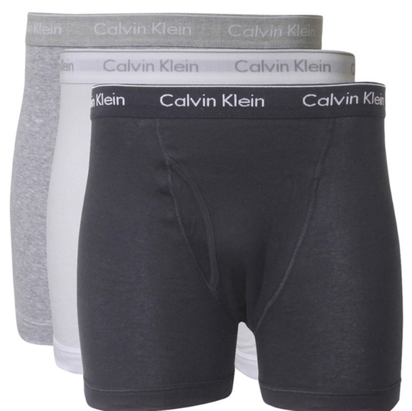 Calvin Klein Other - NWT CK 3-Pack Boxer Briefs L Blk/White/Grey Firm Price
